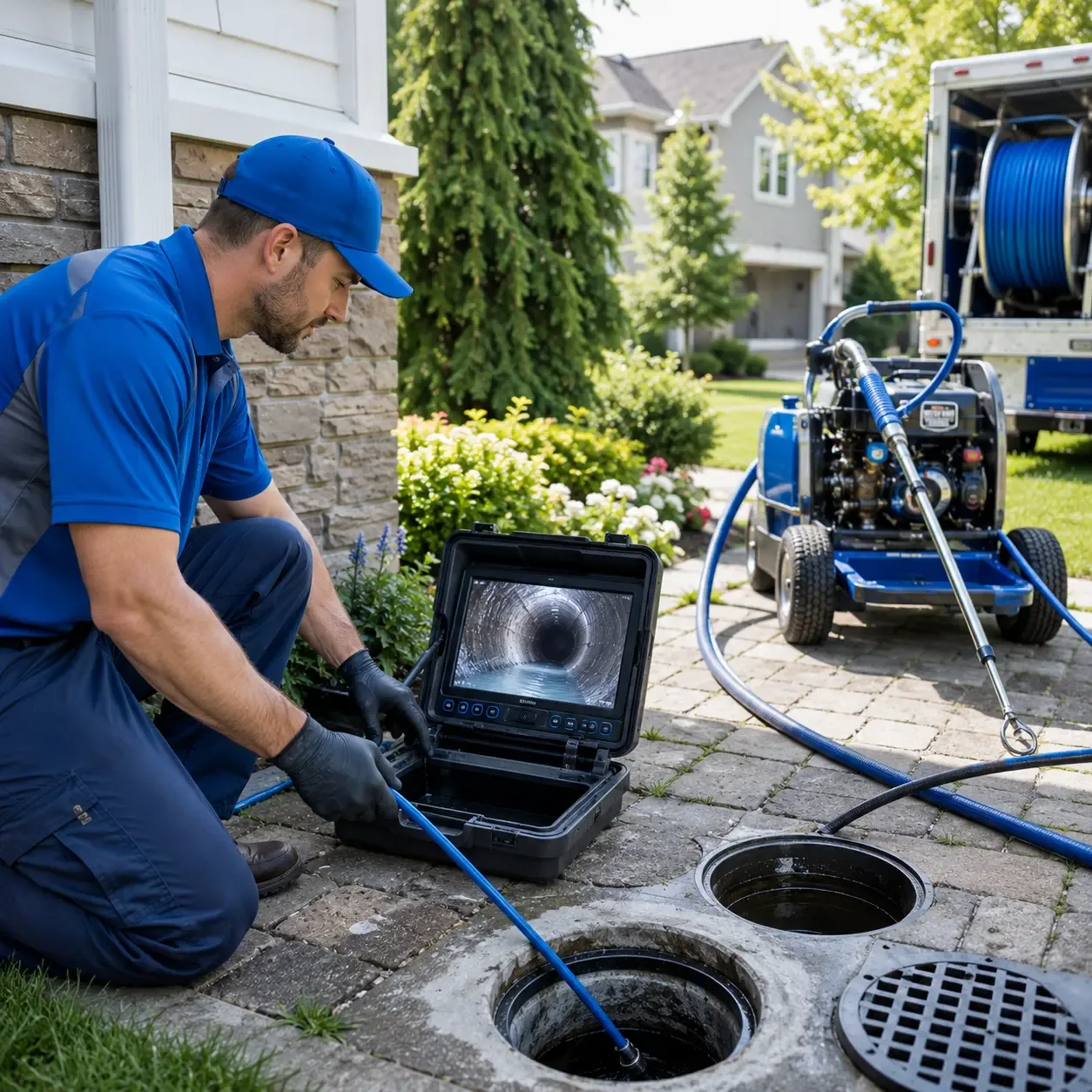 Outdoor drain cleaning professionals serving Carson, IA
